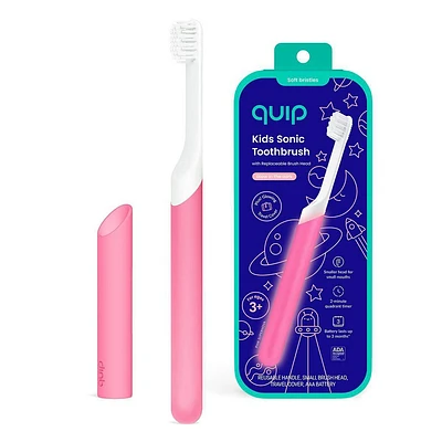 quip Kids Sonic Electric Toothbrush - Dark Pink