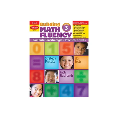 Building Math Fluency, Grade 3 Teacher Resource - by Evan-Moor Educational Publishers (Paperback)