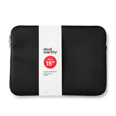 15 Laptop Sleeve - dealworthy - Black