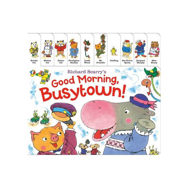 Richard Scarrys Good Morning, Busytown! - (Board Book)