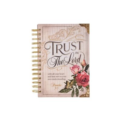 Christian Art Gifts Journal W/Scripture for Women Trust in the Lord Butterfly Proverbs 3:4 Bible Verse Burgundy 192 Ruled Pages, Large Hardcover