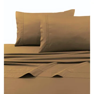 King 500 Thread Count 6pc Extra Deep Pocket Sateen Sheet Set Caf - Tribeca Living