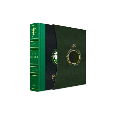 The Hobbit Deluxe Illustrated by the Author - (Tolkien Illustrated Editions) by J R R Tolkien (Hardcover)