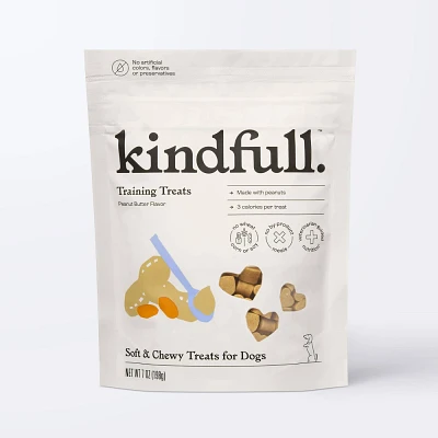 Peanut Butter Flavored Training Dog Treats - Kindfull - 7oz