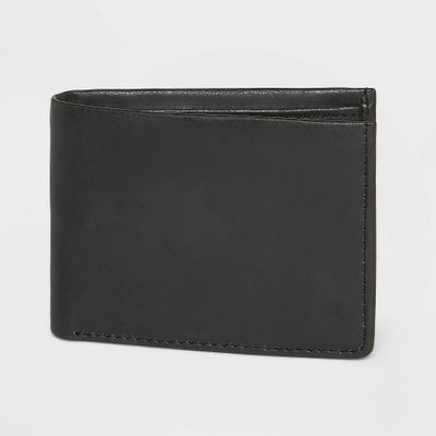 RFID Extra-Capacity Trifold Wallet - Goodfellow & Co™ Black One Size