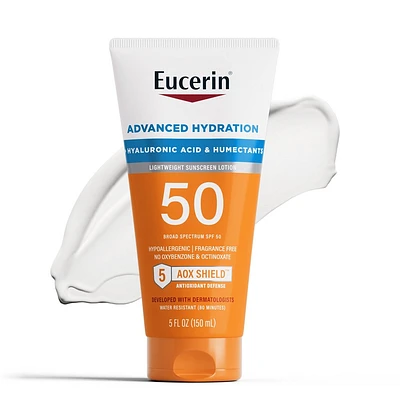 Eucerin Advanced Hydration Sunscreen Lotion - SPF 50 - 5 fl oz