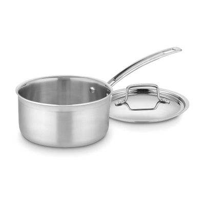 Cuisinart Classic Mutliclad Pro 10 Stainless Steel Tri-ply Skillet  Mcp22-24n - Silver : Target