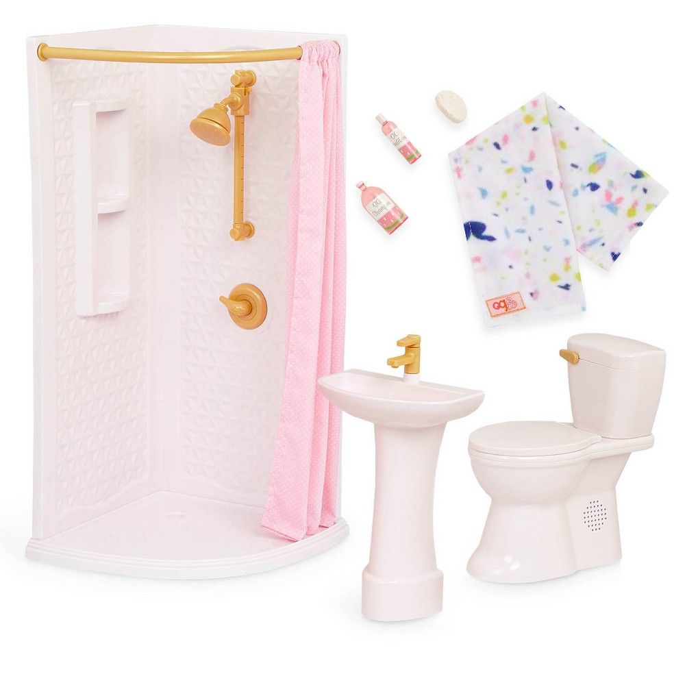 Our Generation Sweet Bathroom Accessory Set for 18 Dolls - Target in  Irvine, CA