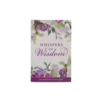 Whispers of Wisdom Devotional for Women 366 Moments with God - (Paperback)