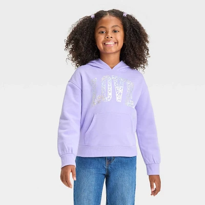 Girl Love Pull Over Fleece Hoodie