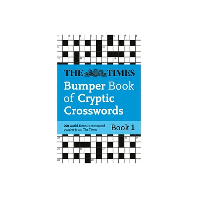 Times Bumper Book of Cryptic Crosswords Book 1 - by The Times Mind Games (Paperback)