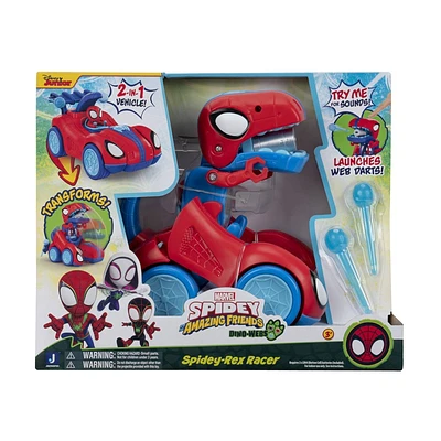 Spidey & His Amazing Friends Spidey-Dino Racer Transforming Vehicle