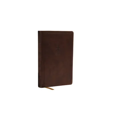 Nrsv, Catholic Bible, Gift Edition, Leathersoft, Brown, Comfort Print - by Catholic Bible Press (Leather Bound)