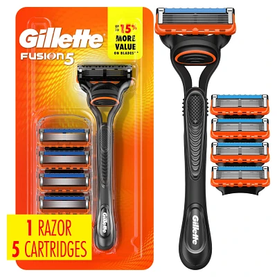 Gillette Fusion5 Value Pack Razor - Handle + 5 Blade Refills