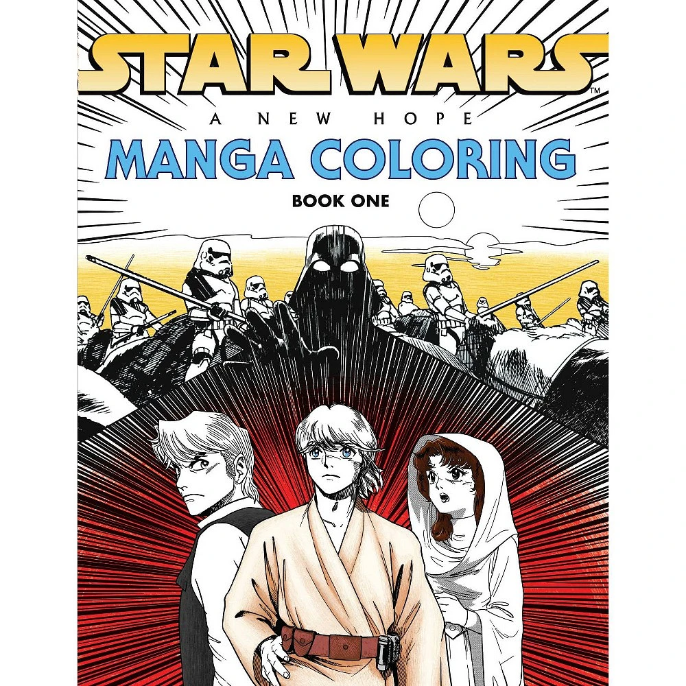 Star Wars Manga Coloring - by Editors of Thunder Bay Press (Paperback)