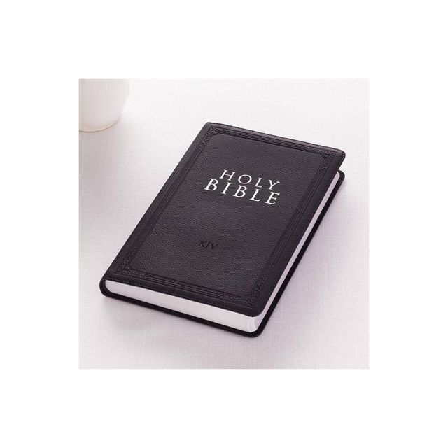 KJV Budget Gift & Award Lux-Leather Black - (Leather Bound)