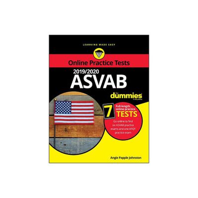 2019 / 2020 ASVAB for Dummies with Online Practice - 8th Edition by Angie Papple Johnston (Paperback)