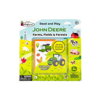 John Deere Kids Farms, Fields & Forests (Colorforms) - by Cottage Door Press (Board Book)