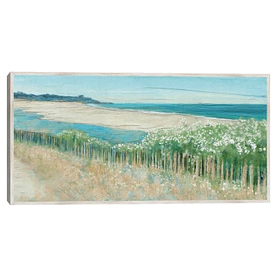 Masterpiece Art Gallery 24x48 Shoreline Wildflowers Wall Art