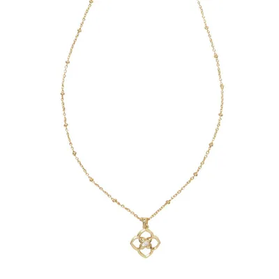 Kendra Scott Iris 14K  Over Brass Pendant Necklace