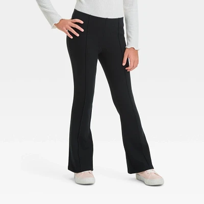 Girls Pull-On Flare Ponte Pants