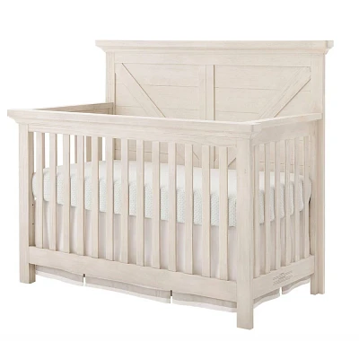 Westwood Design Westfield Convertible Crib Brushed - White