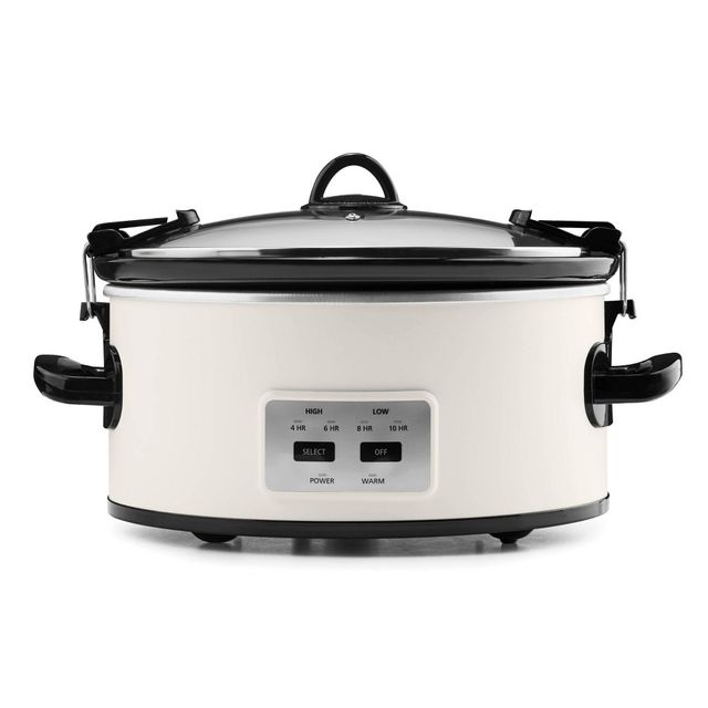 KitchenSmith by Bella 6qt Manual Slow Cooker - Stainless Steel
