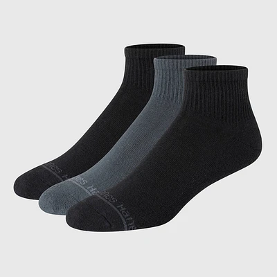 Hanes Originals Premium Mens SuperSoft Ankle Socks 3pk