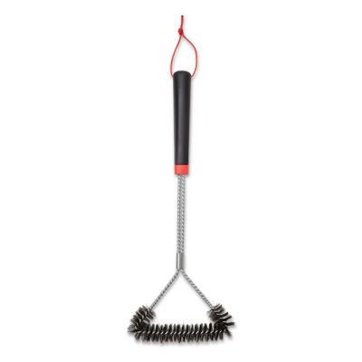 Weber 18 Three-Sided Grill Brush Black