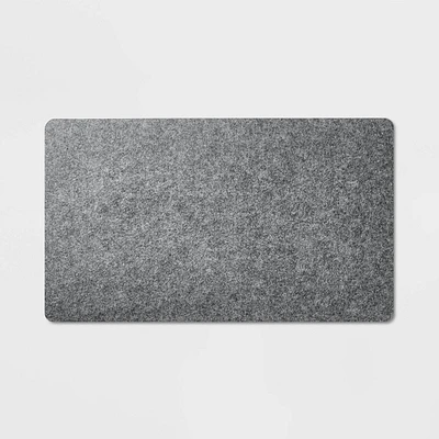 Felt Desk Mat Gray - Brightroom