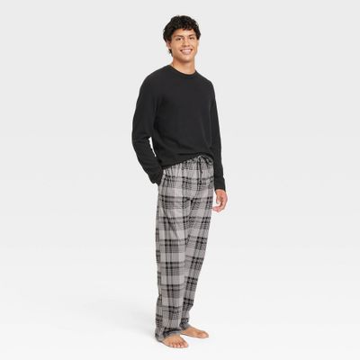 Hanes Premium Mens Waffle Knit Crewneck Sleep Pajama Set 2pc