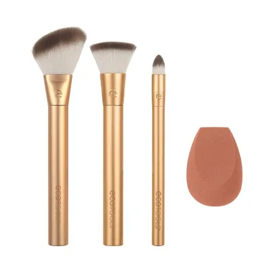 EcoTools Precious Metals Face Blend and Sculpt Brush Set - 4pc