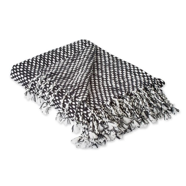 Textured Acrylic Throw Blanket - Imports: Midweight