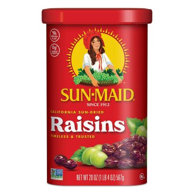 Sun-Maid California Sun-Dried Raisins Canister  20oz