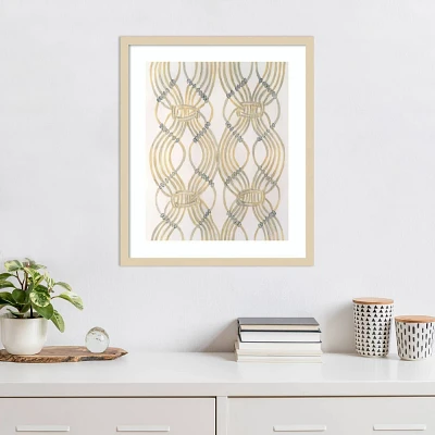 Amanti Art Beaded Veil II by Vanna Lam Wood Framed Wall Art Print