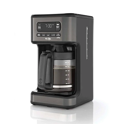 Mr. Coffee 14 Cup Programmable Coffee Maker Dark Stainless Steel