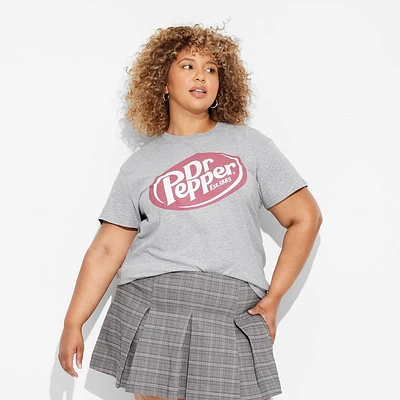 Womens Dr Pepper Short Sleeve Graphic T-Shirt