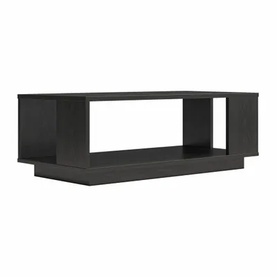 Vale Contemporary Rectangle Coffee Table Black Oak - Room & Joy