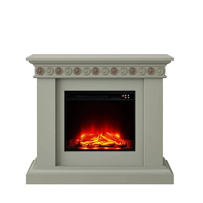 Festivo 46 European style Freestanding Electric Fireplace Dark Gray