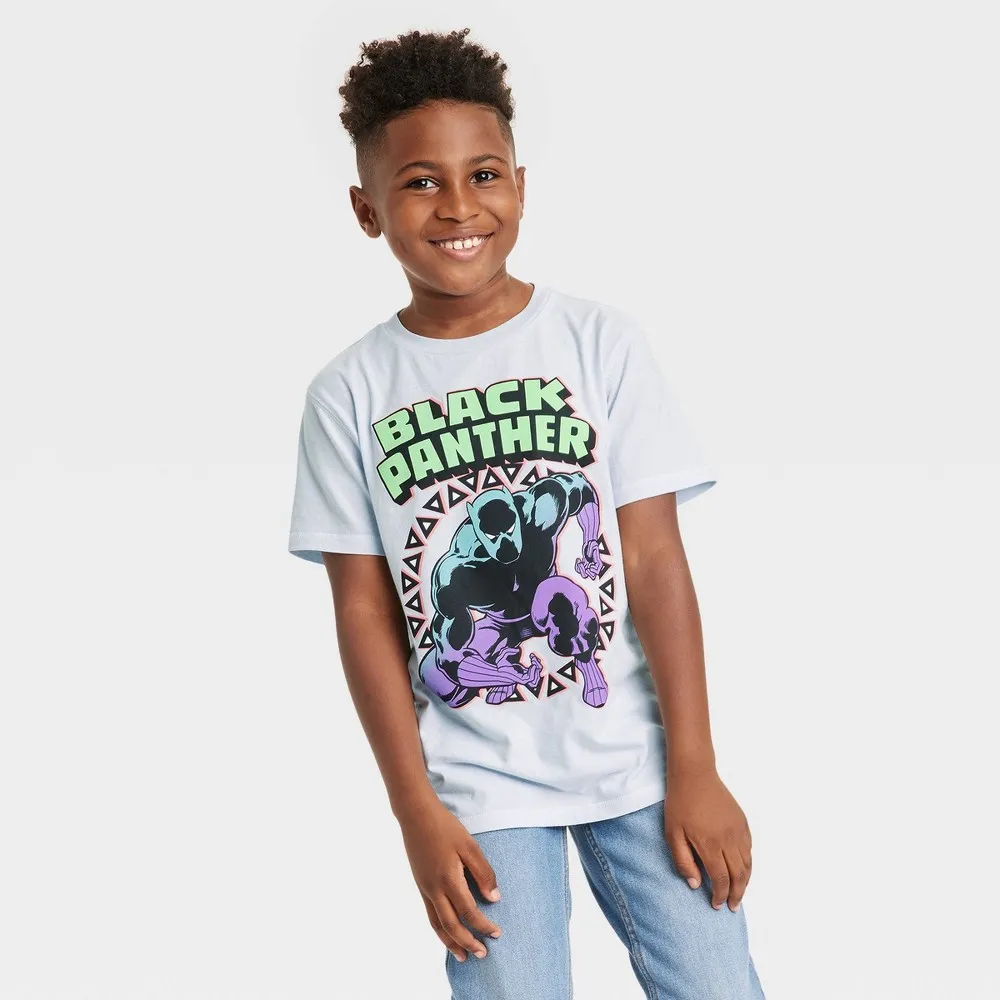 Berg kleding op Lastig Harmonie Black Panther Boys Marvel Black Panther Short Sleeve Graphic T-Shirt |  Connecticut Post Mall