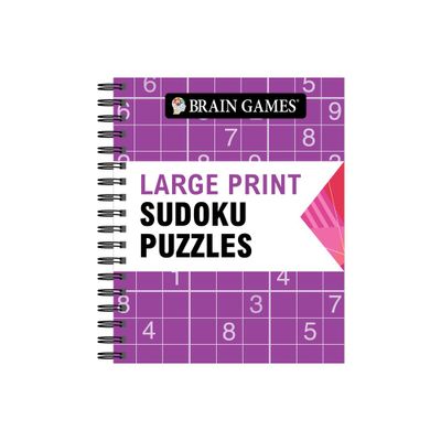 Brain Games - Large Print Sudoku Puzzles (Arrow) (Spiral)