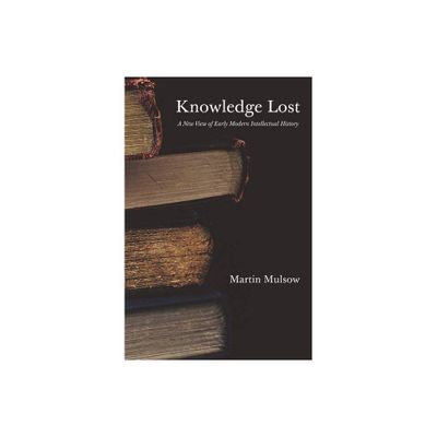 Knowledge Lost - by Martin Mulsow (Hardcover)