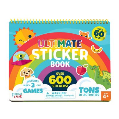 Ultimate Sticker Activity Book with 600+ Stickers - Chuckle & Roar