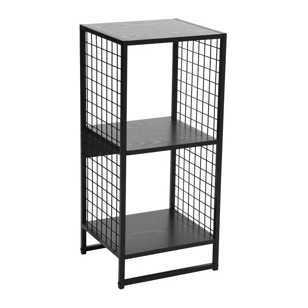 Household Essentials 28.15 Trellis 2 Shelf Bookshelf : Iron Frame, Adult Assembly Required