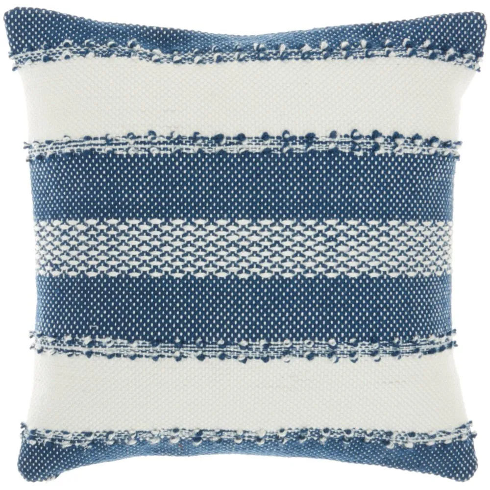 Square Outdoor Pillow 18x18 Stripes