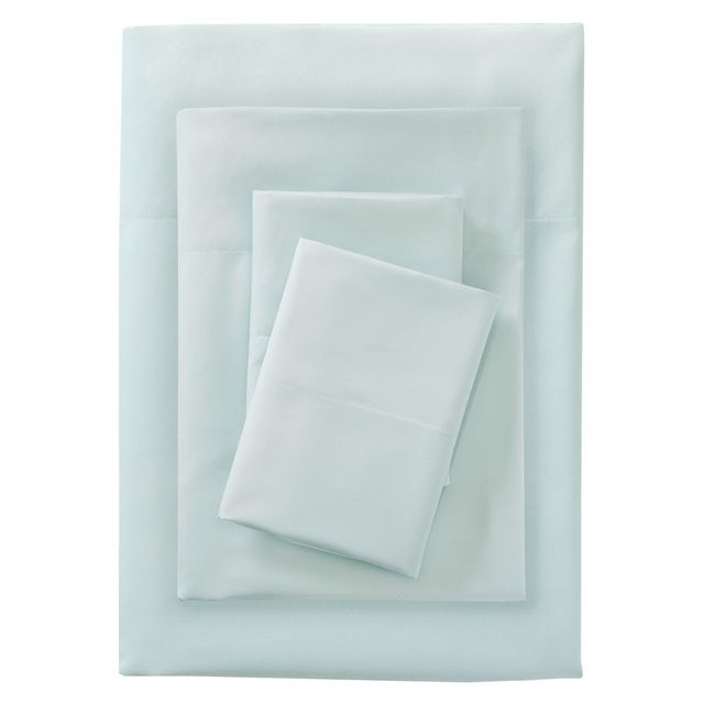 Smart Cool Microfiber Sheet Set (Twin) Aqua