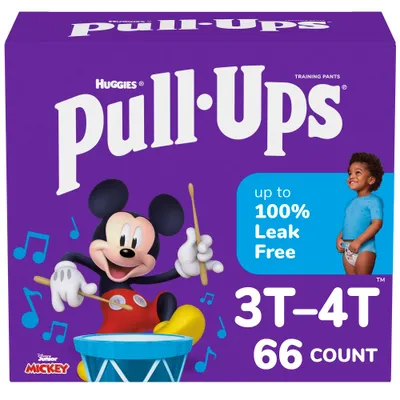 Pull-Ups Boys Learning Designs Training Pants Econ+ Pack - Size 3T-4T - 66ct