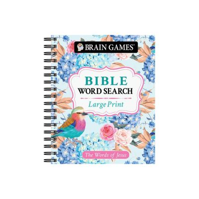 Brain Games - Large Print Bible Word Search: The Words of Jesus - (Brain Games - Bible) by Publications International Ltd & Brain Games
