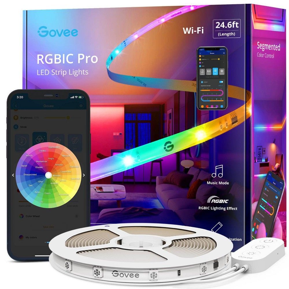 Govee RGBIC Pro 24.6 LED Strip Lights