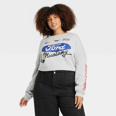 Womens Ford Mustang Cozy Graphic Sweatshirt